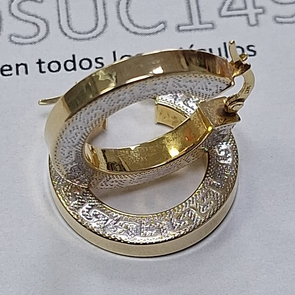ARRACADAS PAR ORO 14 K 4.2 GRMS (SEMINUEVO)