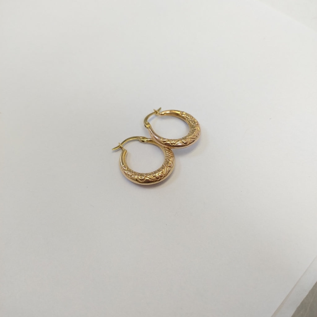 ARRACADAS PAR ORO 10 K 1.8 GRMS (SEMINUEVO)