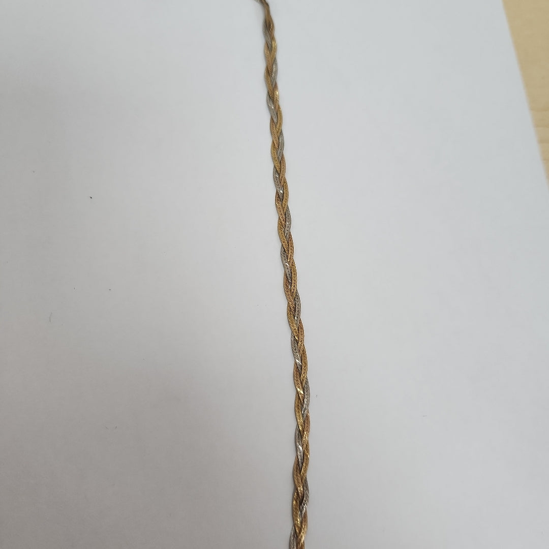 CADENA ORO COMBINADO 14 K 3.8 GRMS (SEMINUEVO)