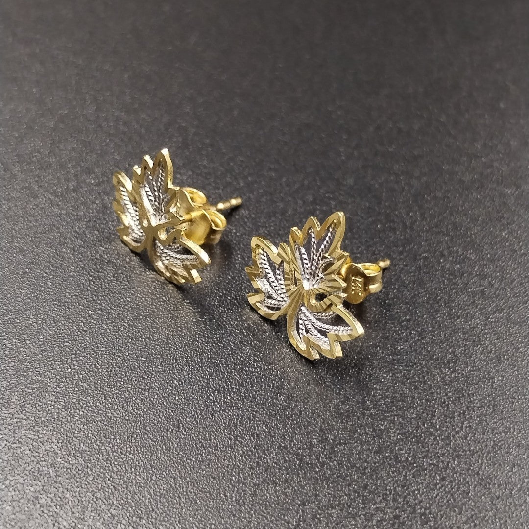BROQUELES PAR ORO COMBINADO 14 K 1,30 GRMS (SEMINUEVO)