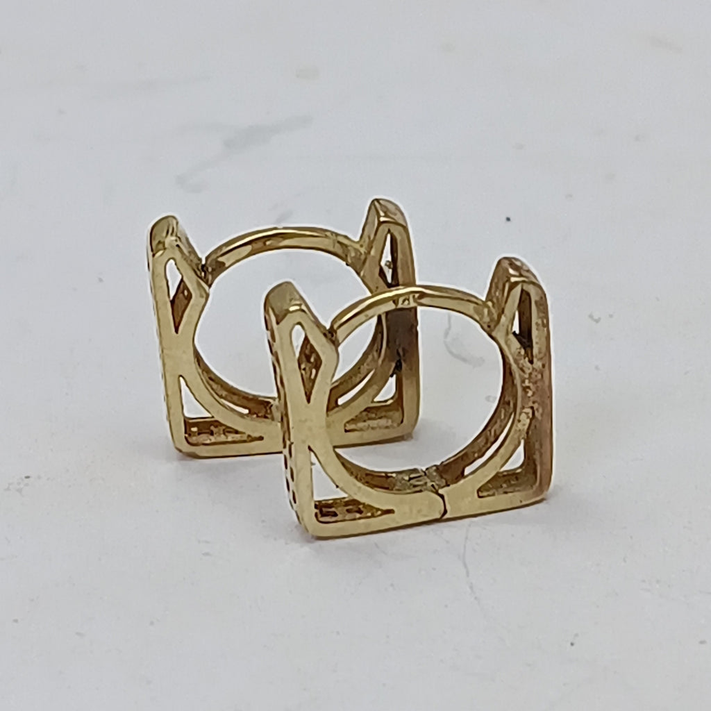 ARETES PAR ORO 10 K 1.3 GRMS (SEMINUEVO)