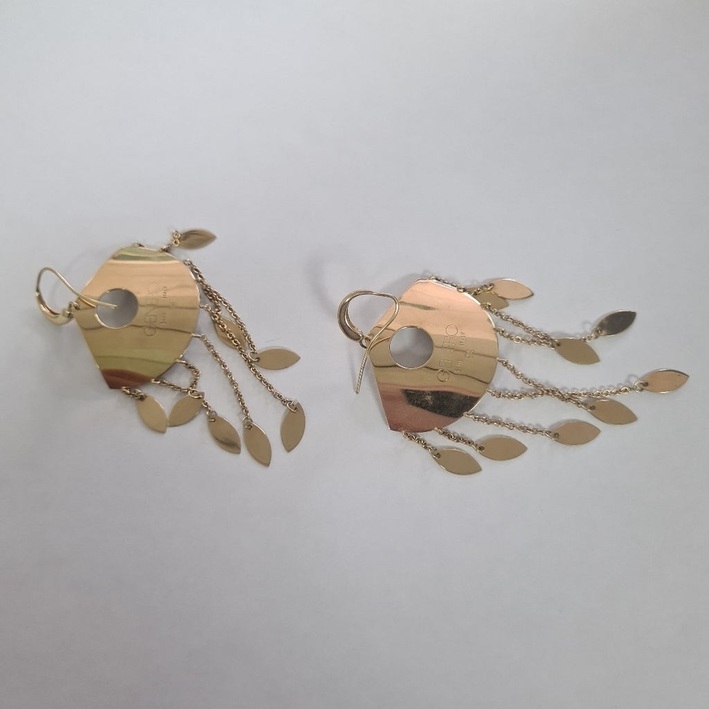 ARETES PAR ORO 14 K 12.7 GRMS (SEMINUEVO)