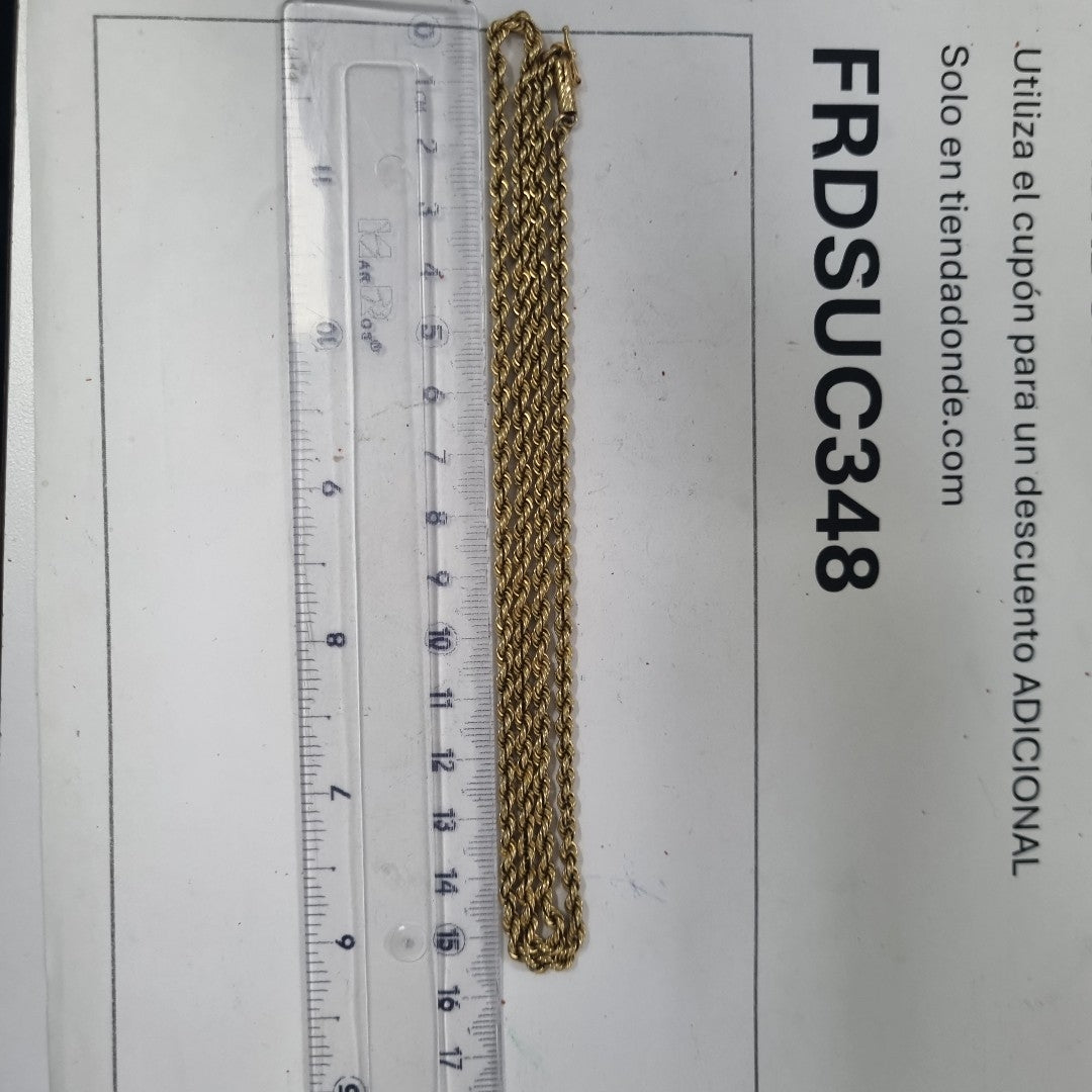 CADENA ORO 14 K 20.6 GRMS (SEMINUEVO)