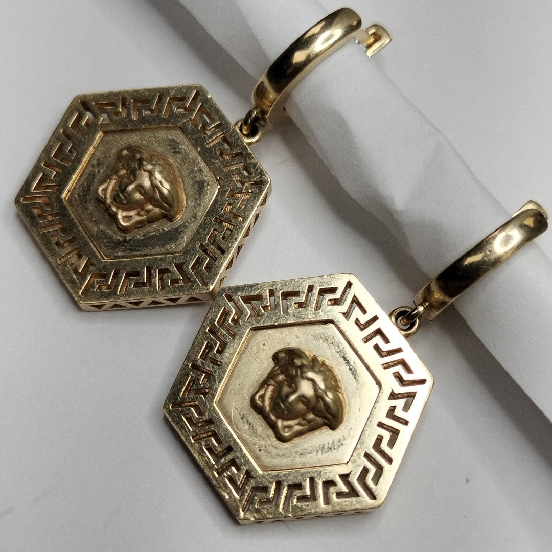 ARETES PAR ORO 14 K 8.7 GRMS (SEMINUEVO)