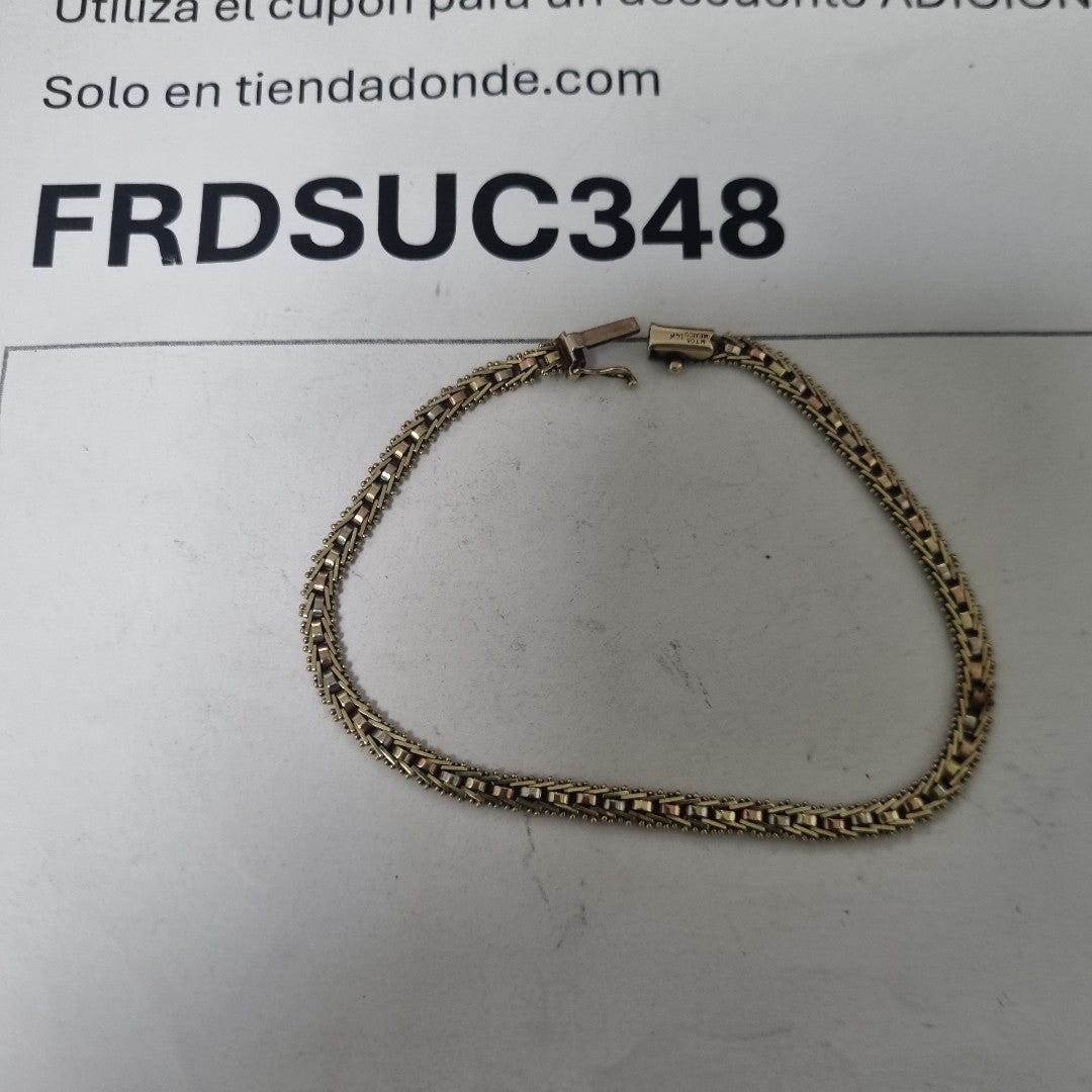 PULSERA ORO 14 K 7.7 GRMS (SEMINUEVO)