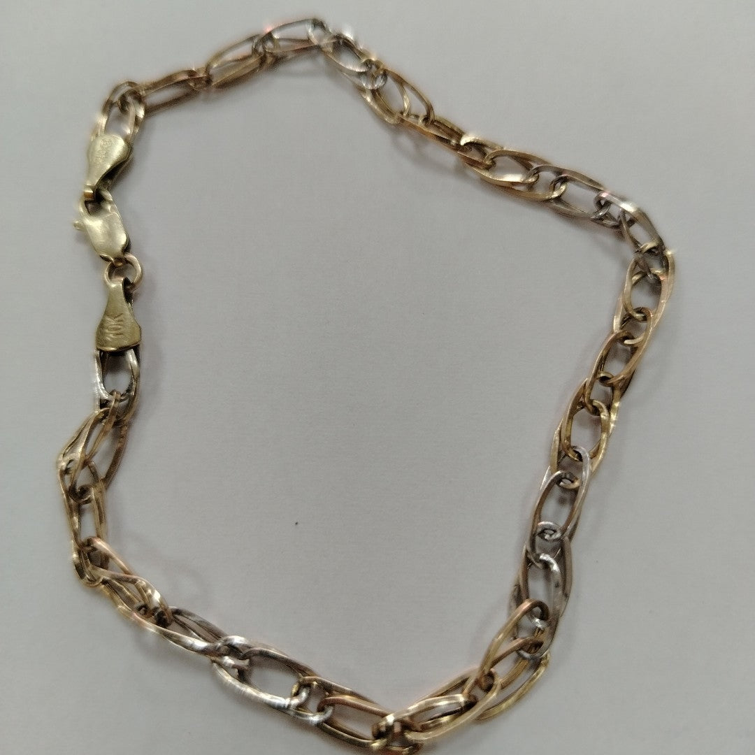 PULSERA ORO, RODIADO 10 K 3.1 GRMS (SEMINUEVO)