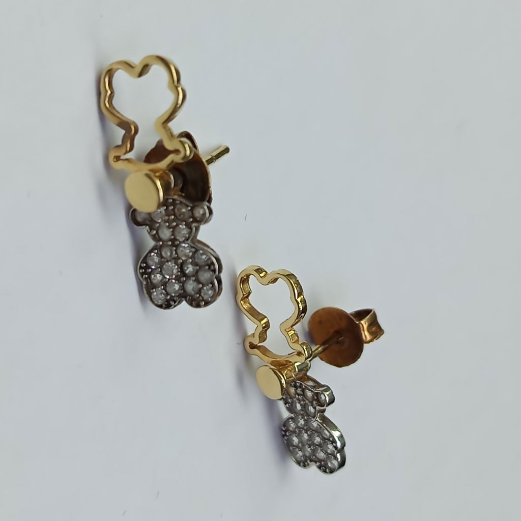 ARETES PAR ORO 14 K 3.4 GRMS (SEMINUEVO)