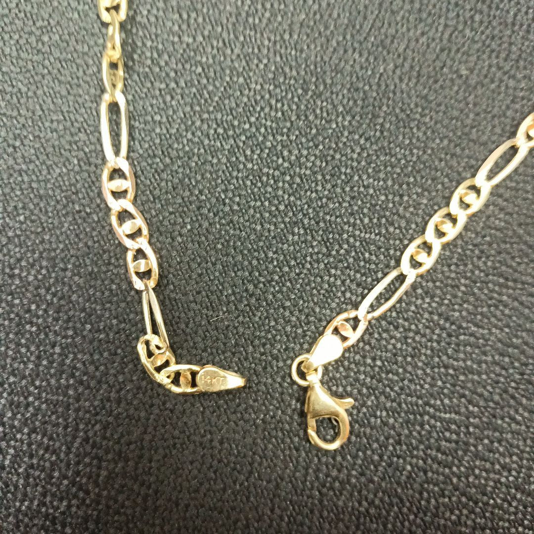 CADENA ORO COMBINADO 14 K 12,70 GRMS (SEMINUEVO)