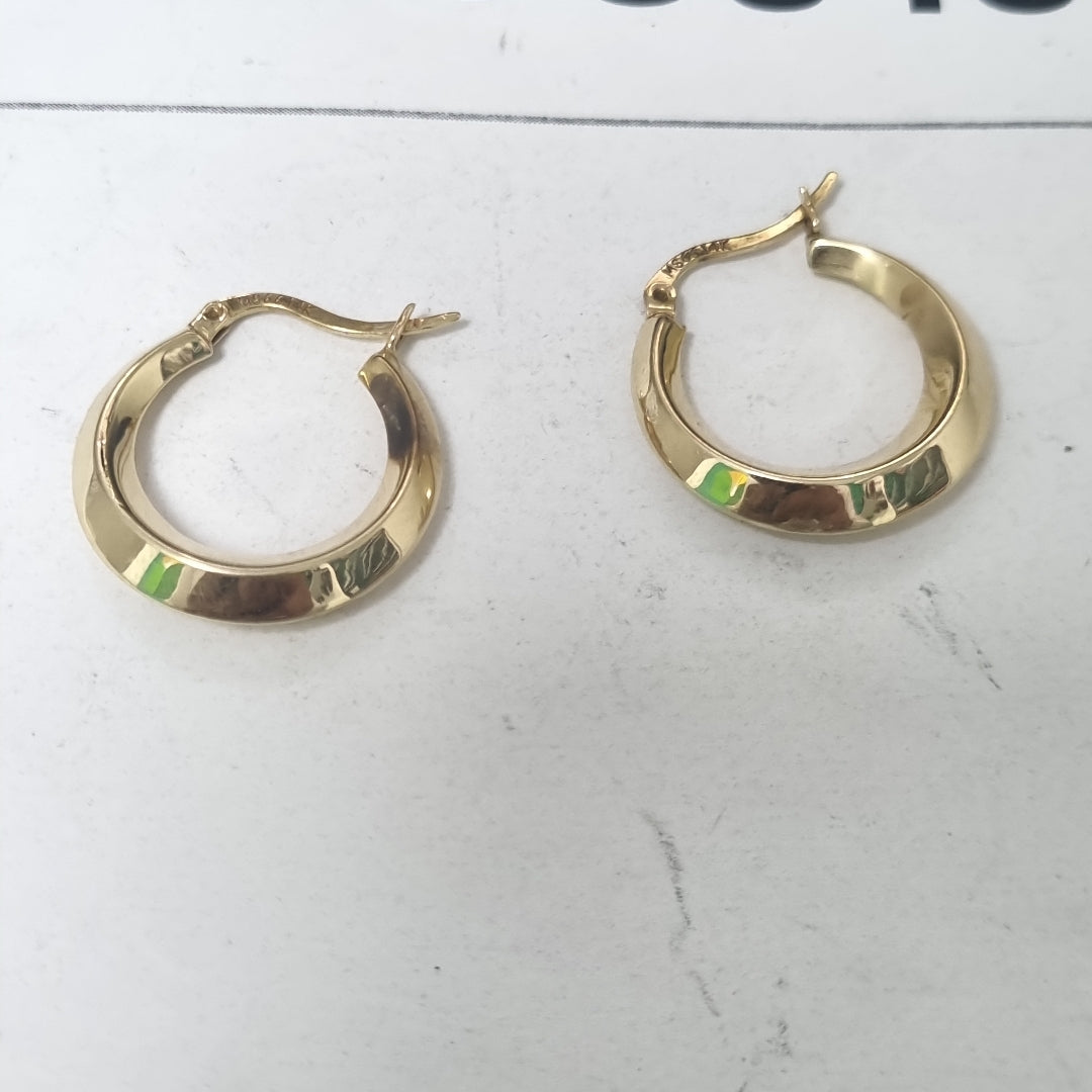 ARRACADAS PAR ORO 14 K 2.9 GRMS (SEMINUEVO)