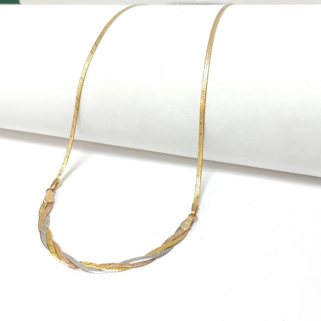 GARGANTILLA ORO,ORO COMBINADO 14 K 4,20 GRMS (SEMINUEVO)