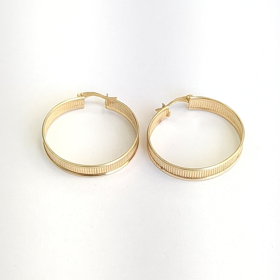 ARRACADAS PAR ORO 10 K 5,90 GRMS (SEMINUEVO)
