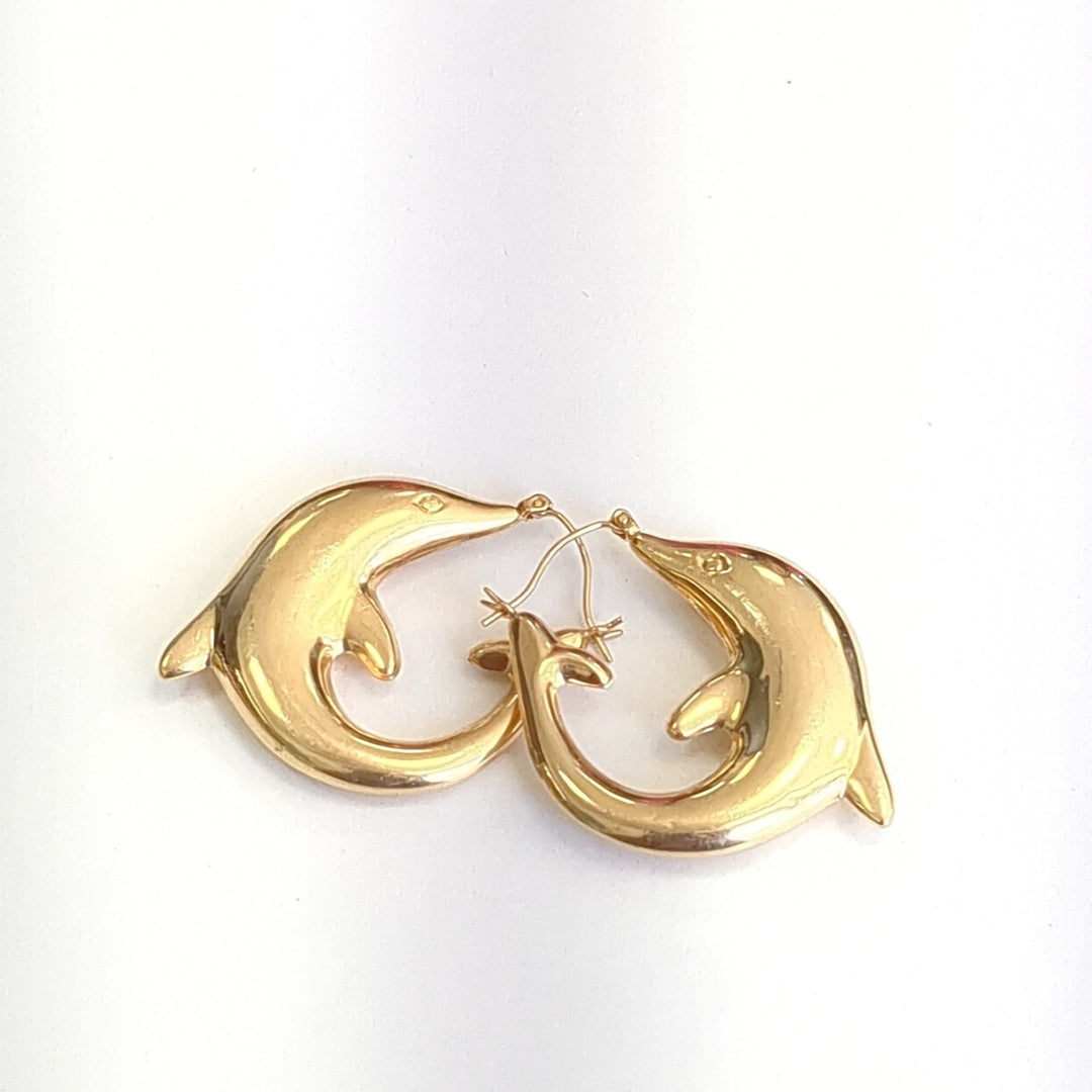 ARRACADAS PAR ORO 14 K 6,20 GRMS (SEMINUEVO)