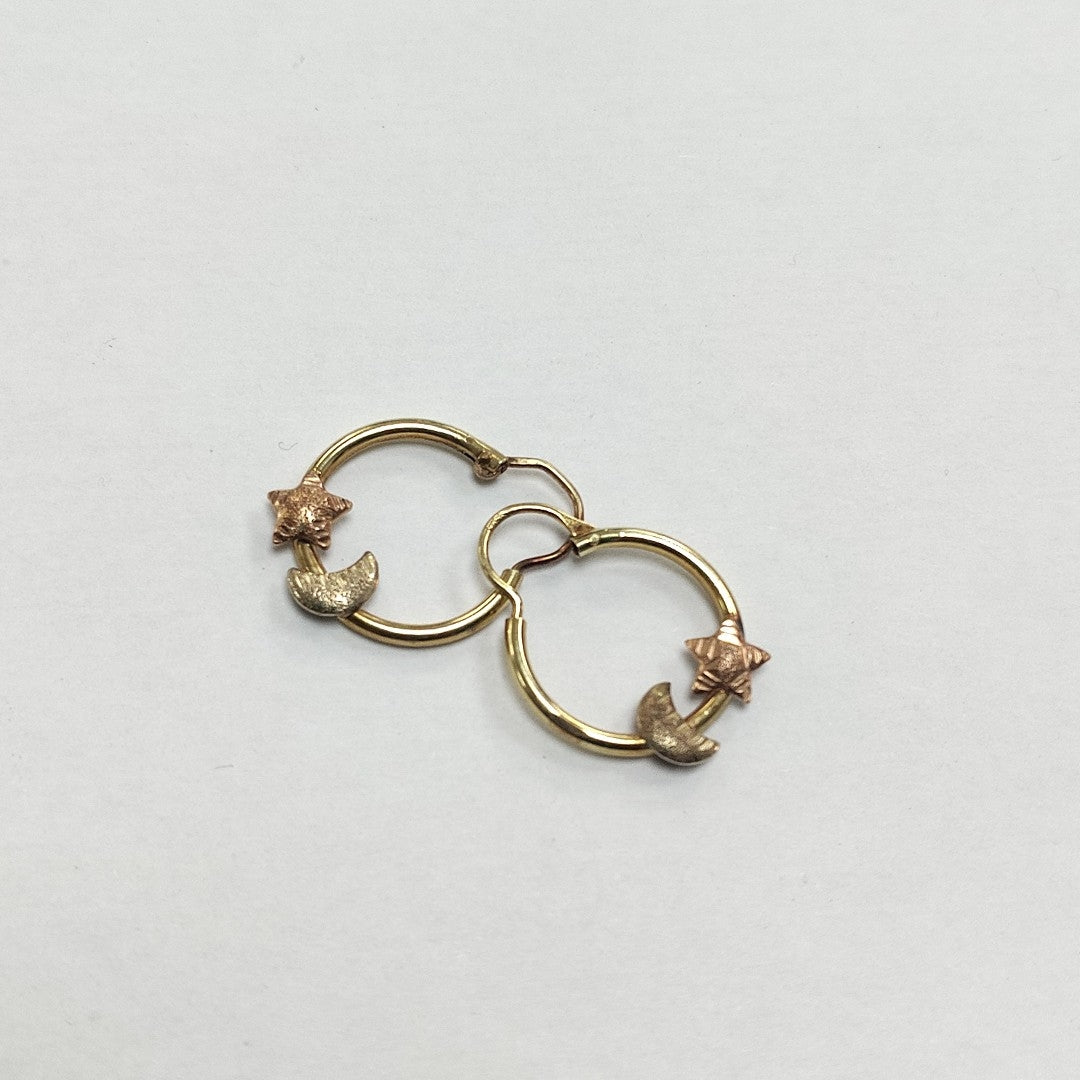 ARRACADAS PAR ORO 10 K 1,50 GRMS (SEMINUEVO)