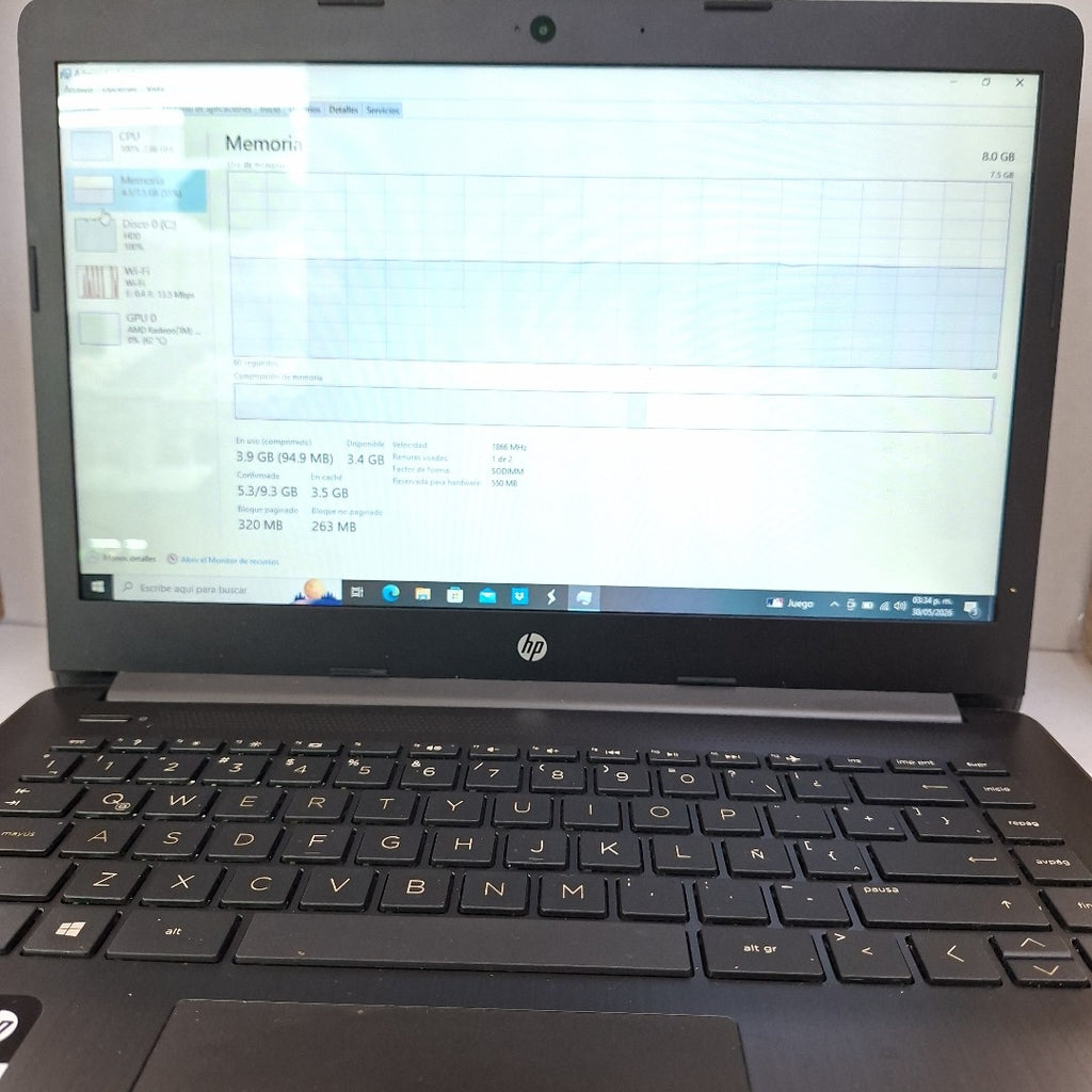 LAPTOP HP 14-CM0030LA (2024) 2 TB 8 GB RAM (SEMINUEVO)