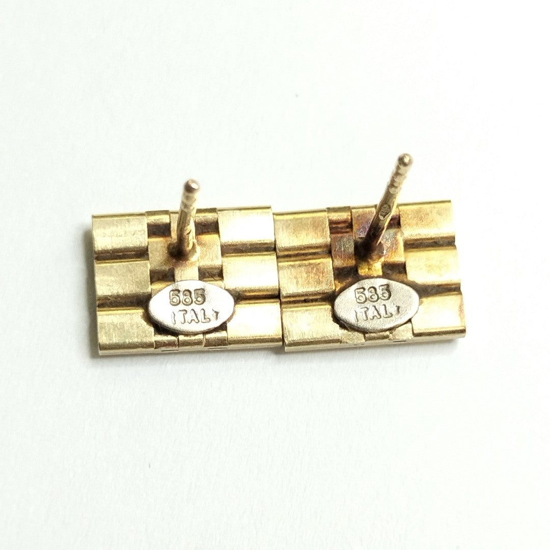 BROQUELES PAR ORO 14 K 2.5 GRMS (SEMINUEVO)