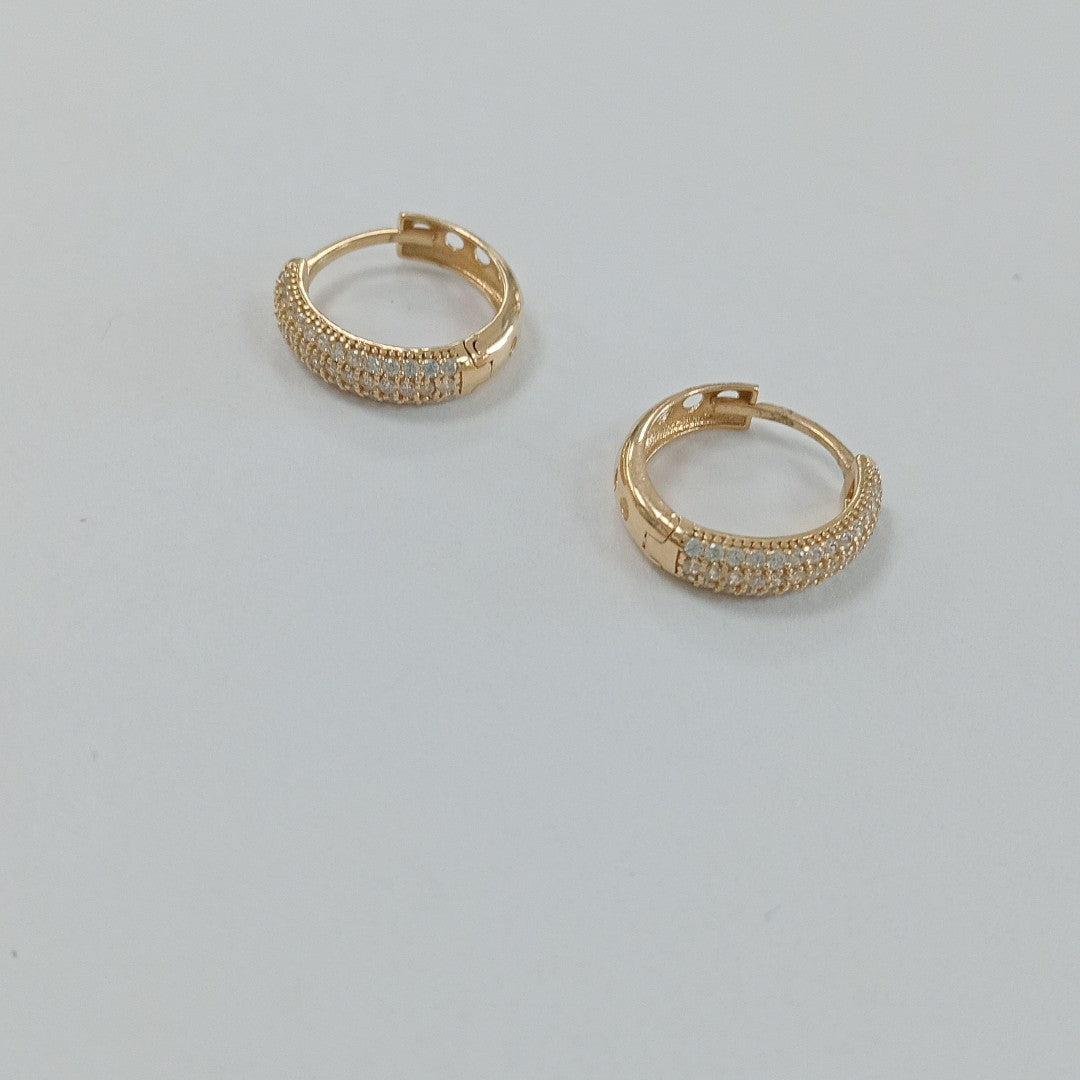 ARRACADAS PAR ORO 14 K 2.6 GRMS (SEMINUEVO)