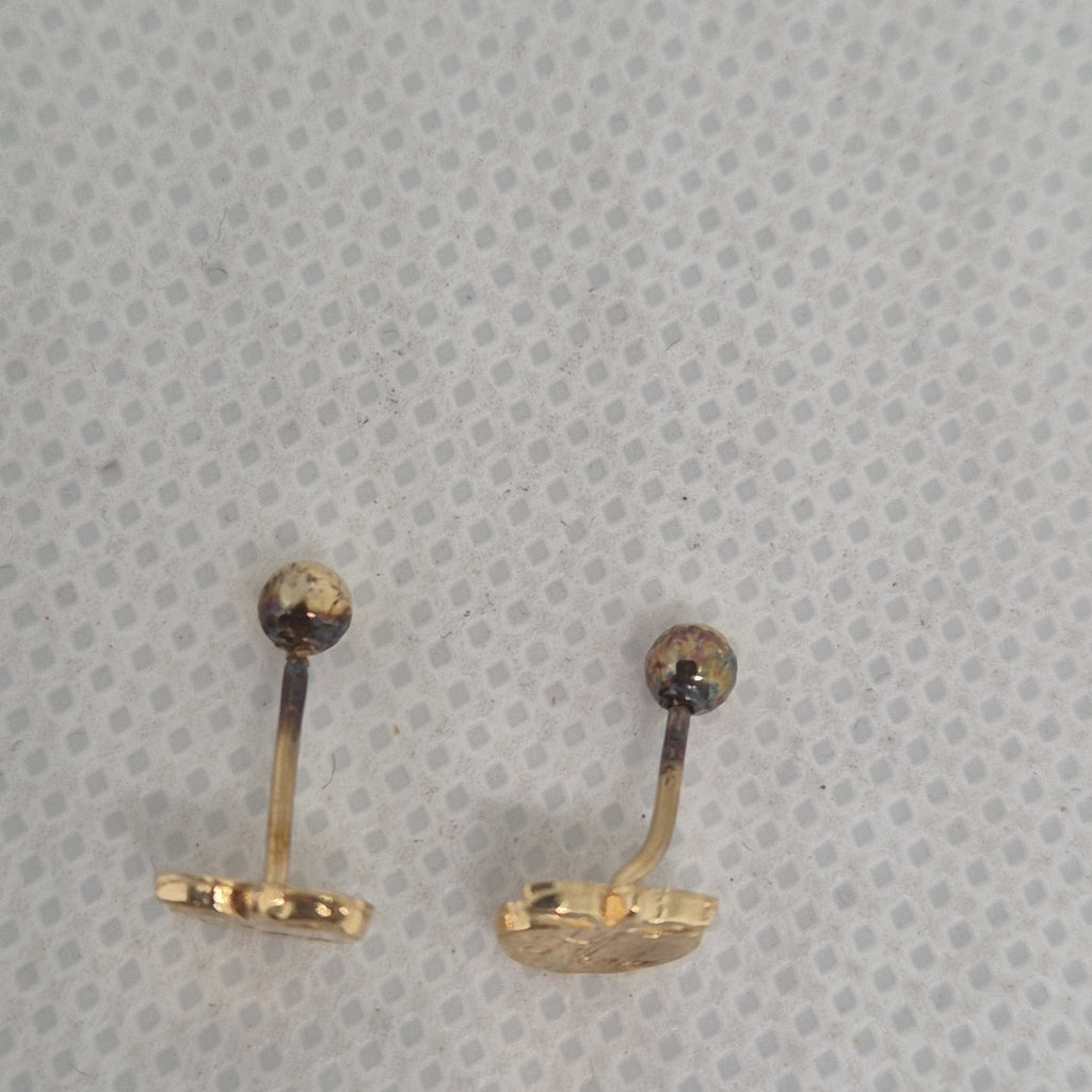 BROQUELES PAR ORO 14 K 0,80 GRMS (SEMINUEVO)