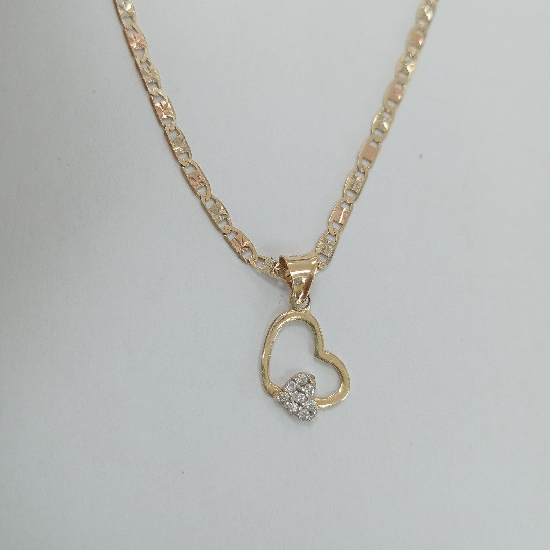 CADENA, DIJE ORO 10 K 3 GRMS (SEMINUEVO)
