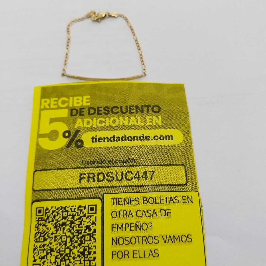 ESCLAVA ORO 10 K 1.4 GRMS (SEMINUEVO)