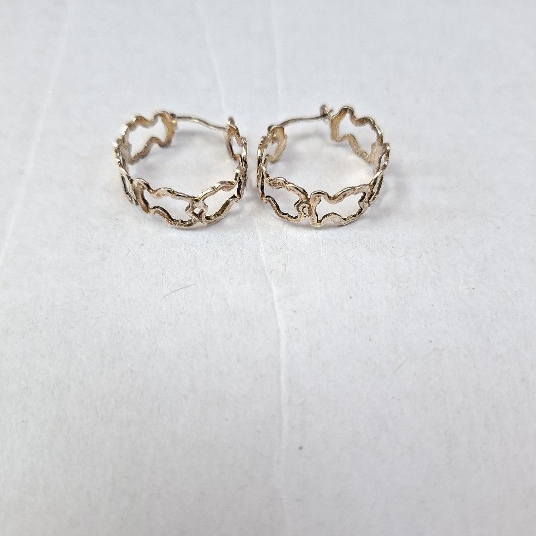 ARRACADAS PAR PLATA 12.8 GRMS (SEMINUEVO)