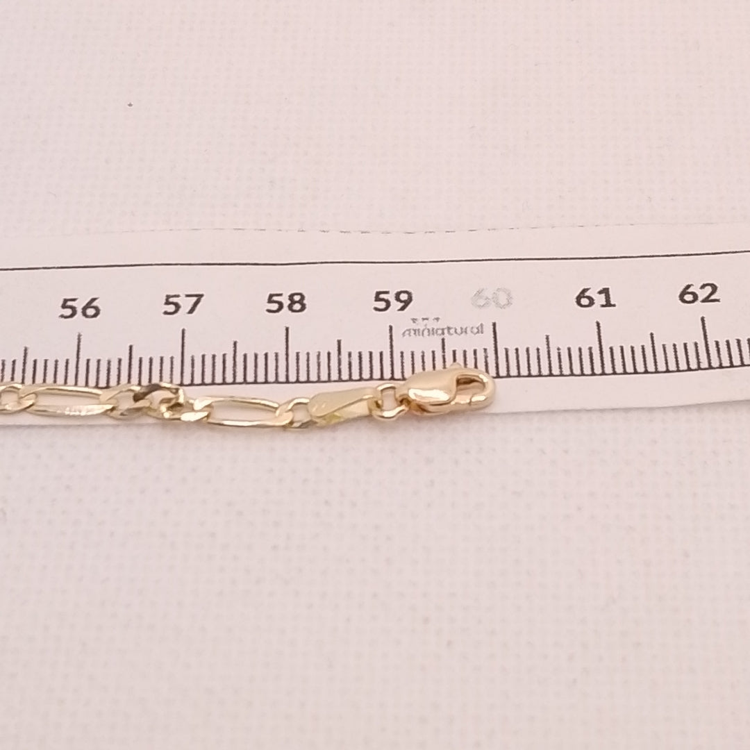 CADENAS 3X1 ORO 14K 60 CM 8 GR (NUEVO)