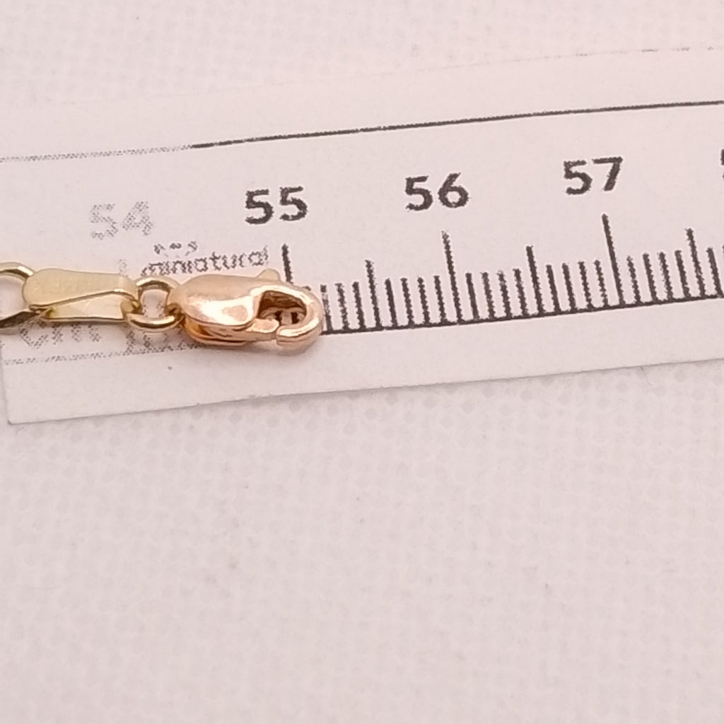 CADENAS TEJIDO 3X1 ORO 10K 55 CM 6.4 GR (NUEVO)