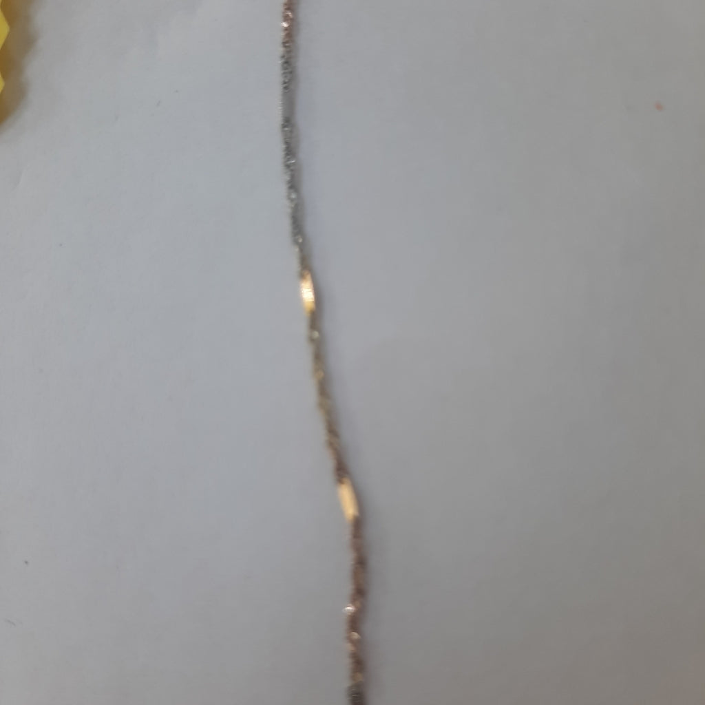 CADENA, MEDALLA RELIGIOSA ORO 10 K 1.5 GRMS (SEMINUEVO)