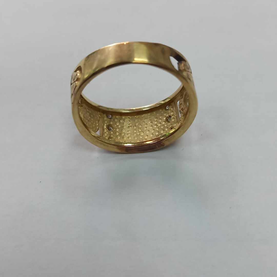 ARGOLLA DE LA SUERTE ORO 14 K 4.7 GRMS (SEMINUEVO)