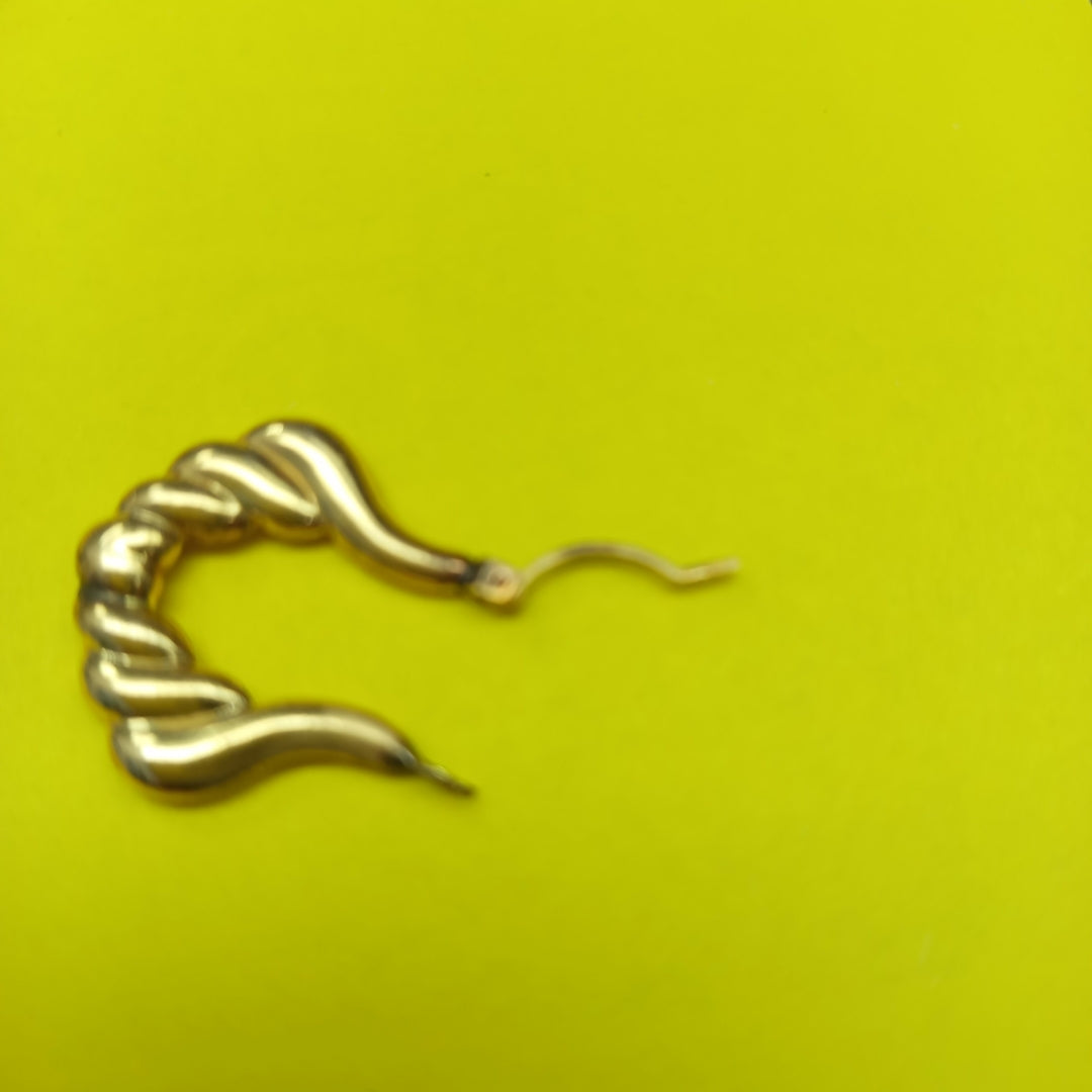 ARRACADAS PAR ORO 14 K 2.9 GRMS (SEMINUEVO)
