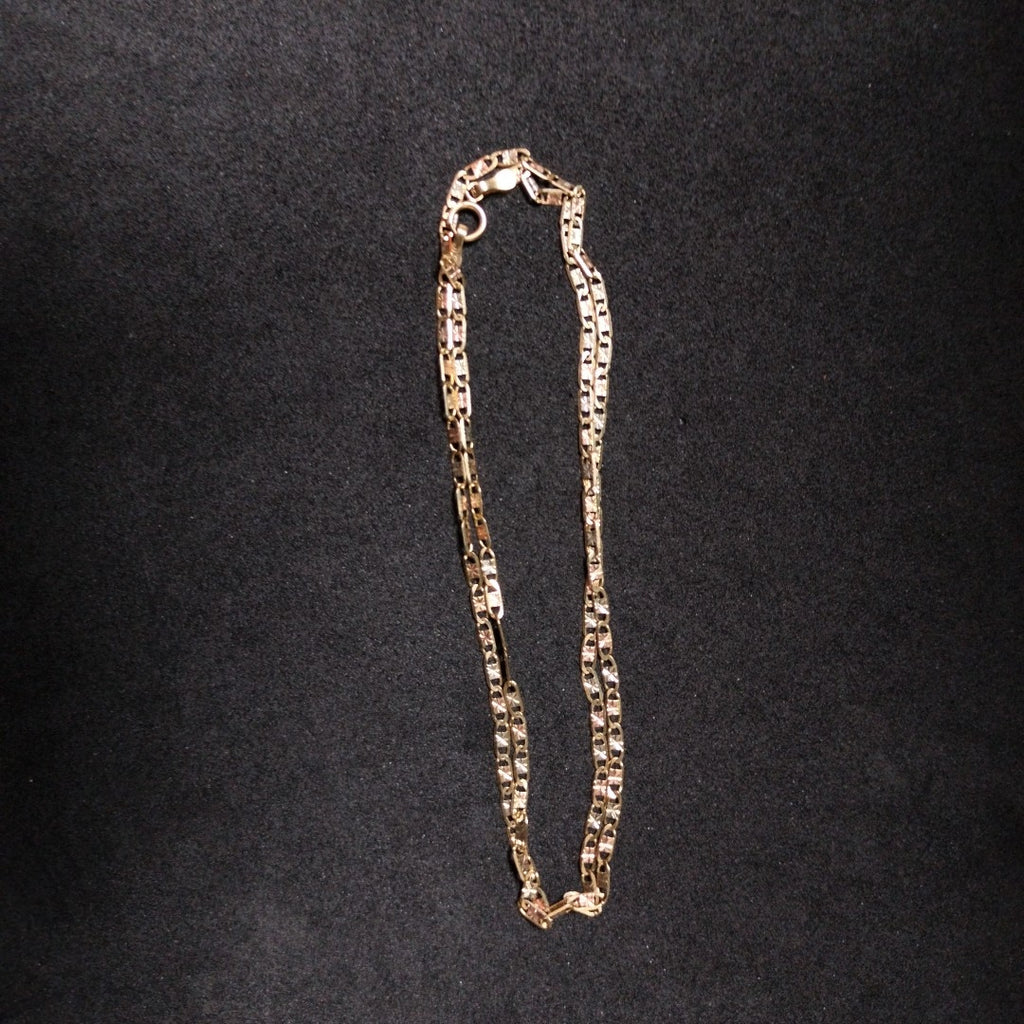 CADENA ORO COMBINADO 10 K 2,60 GRMS (SEMINUEVO)