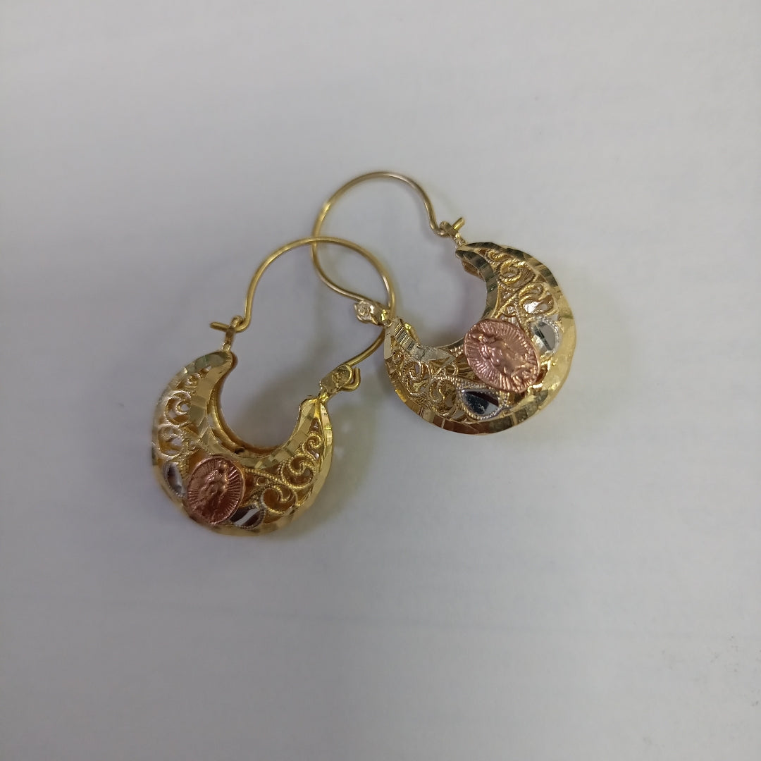 ARRACADAS PAR ORO 14 K 3.6 GRMS (SEMINUEVO)