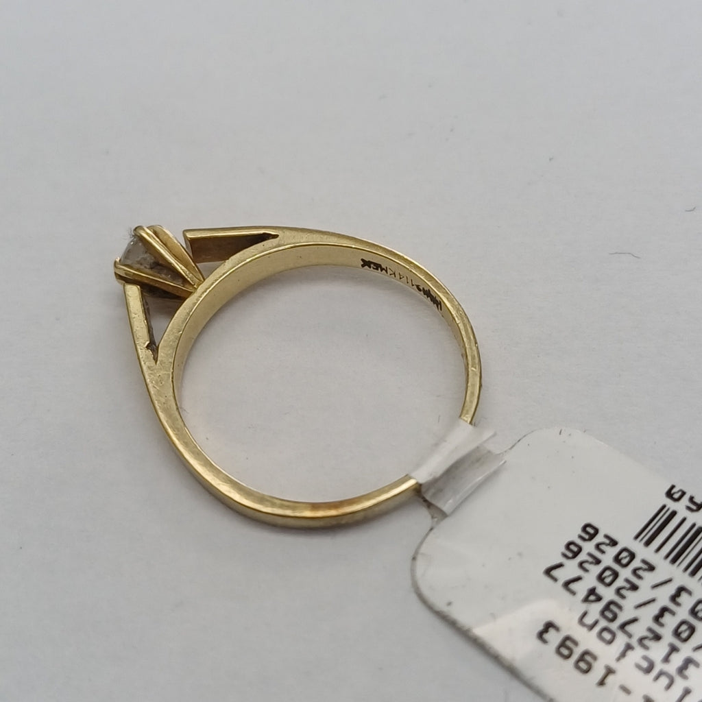 SOLITARIO ORO 14 K 2.6 GRMS (SEMINUEVO)