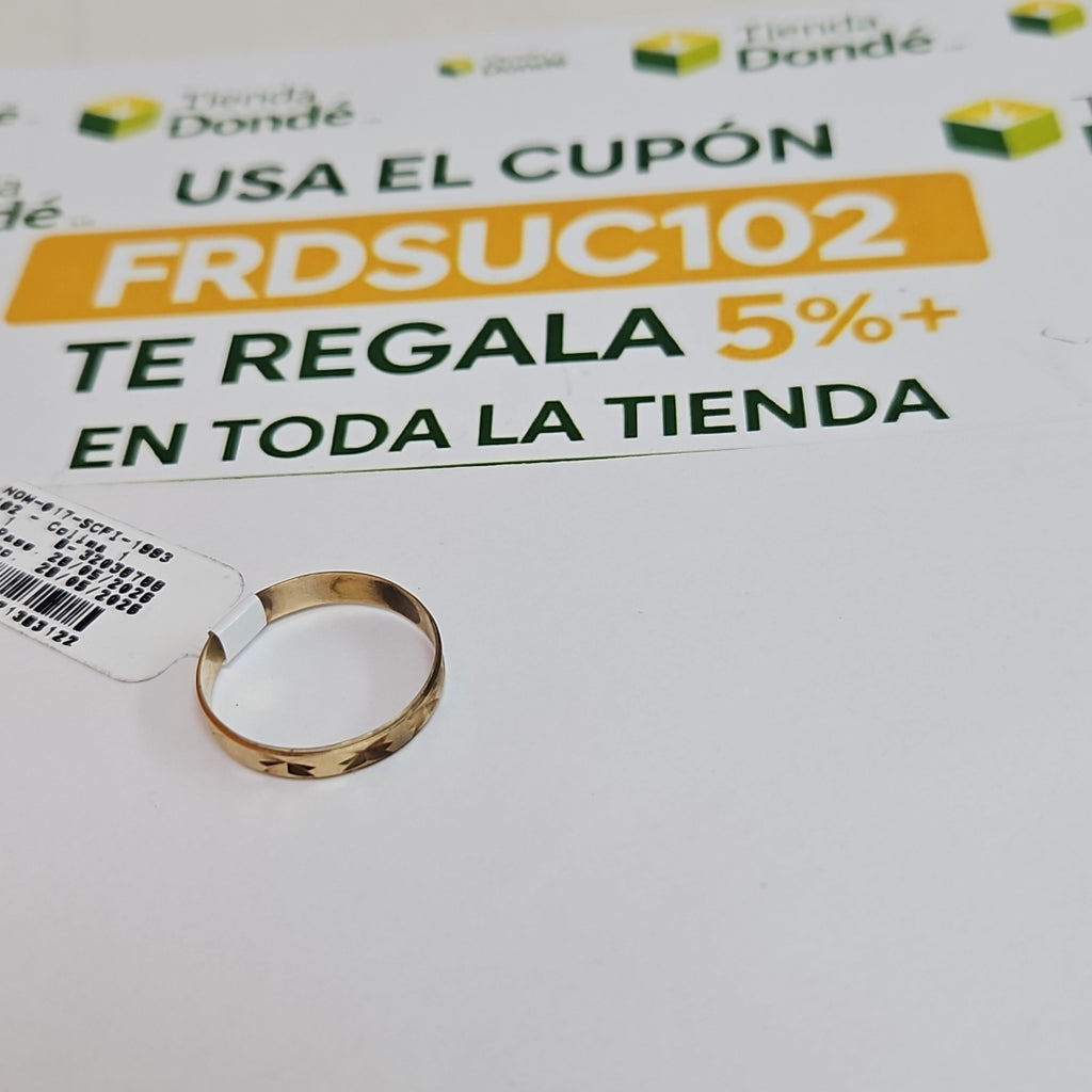 ARGOLLA ORO 10 K 1,00 GRMS (SEMINUEVO)