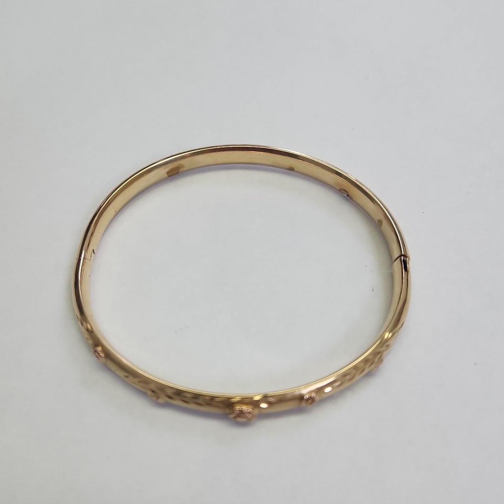PULSERA RIGIDA ORO 14 K 7,80 GRMS (SEMINUEVO)
