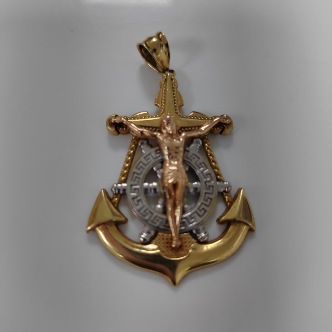 DIJE ORO COMBINADO 14 K 6,80 GRMS (SEMINUEVO)
