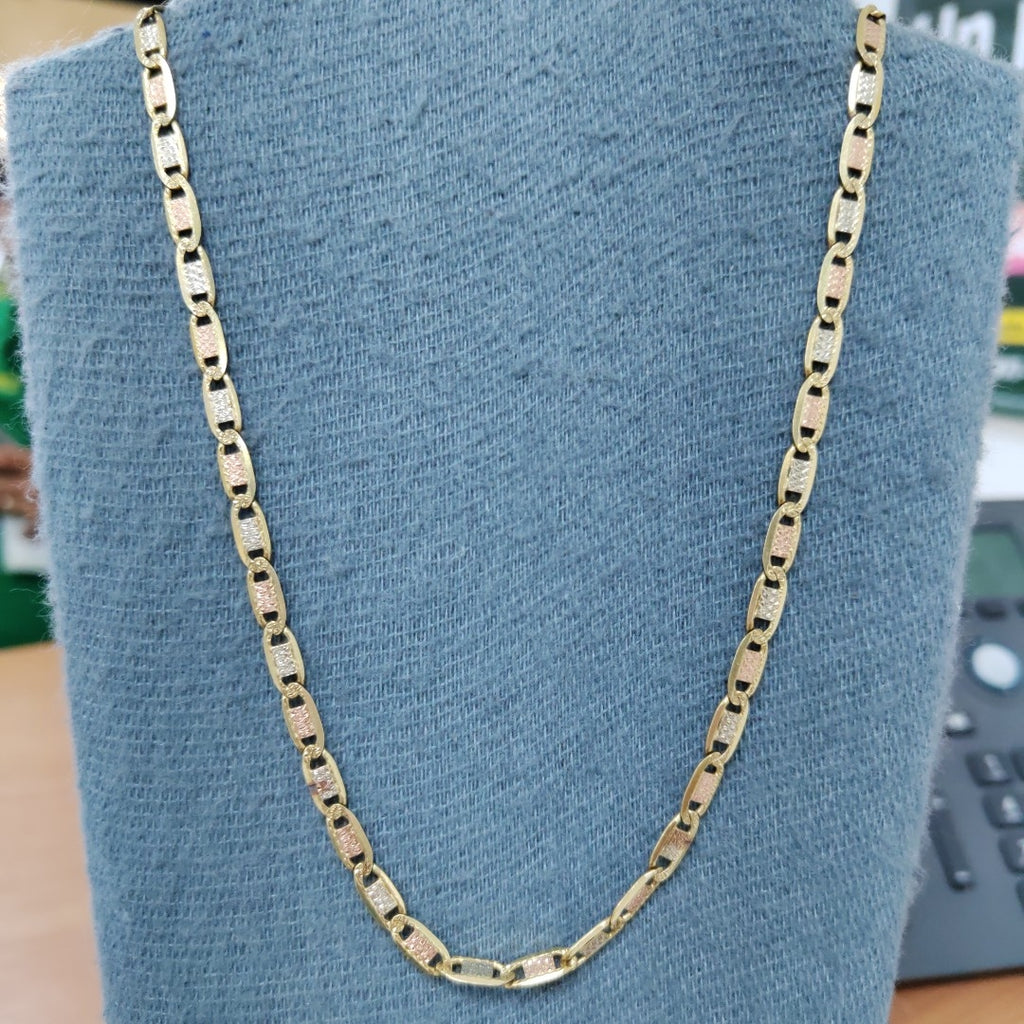 CADENA ORO COMBINADO 14 K 24,50 GRMS (SEMINUEVO)