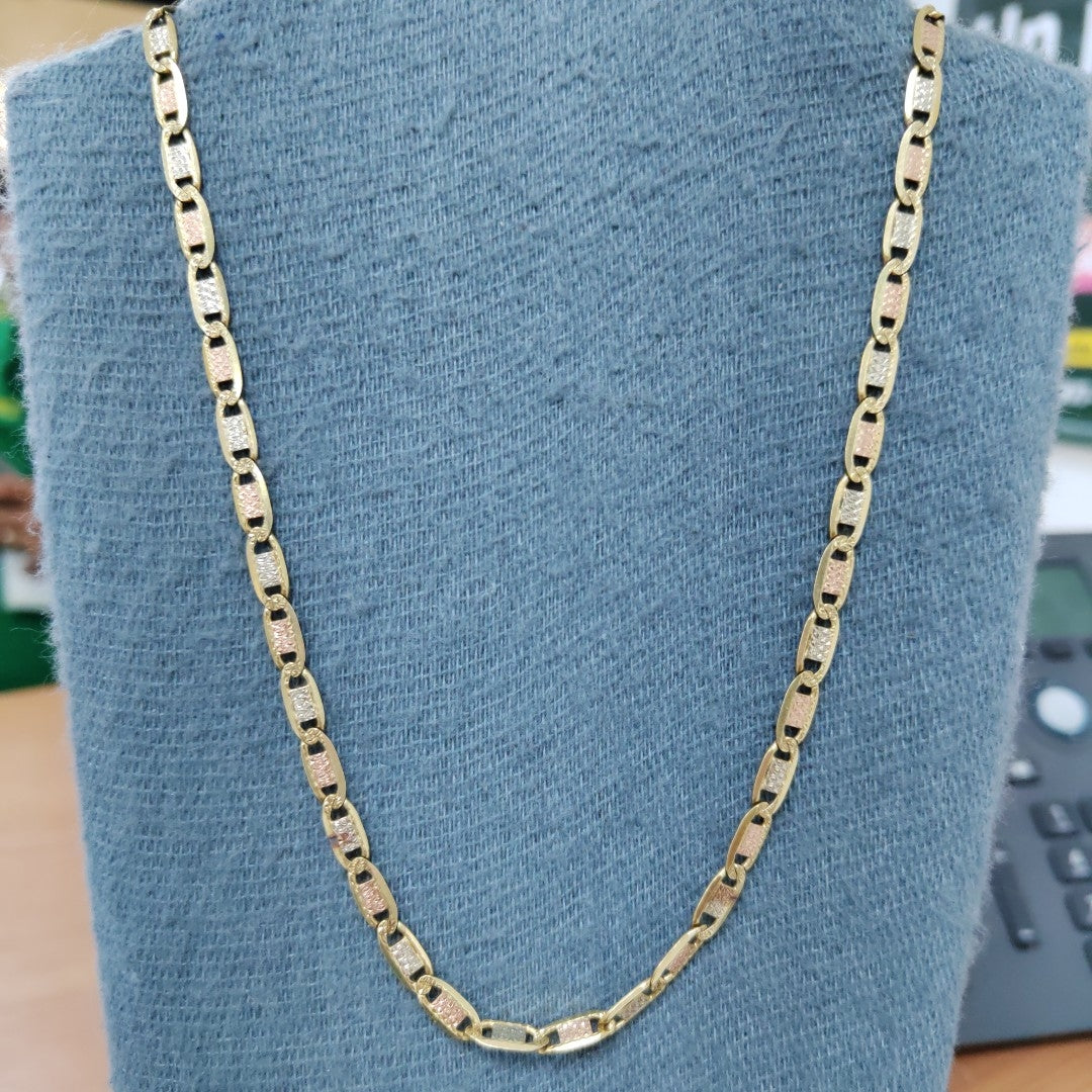 CADENA ORO COMBINADO 14 K 24,50 GRMS (SEMINUEVO)