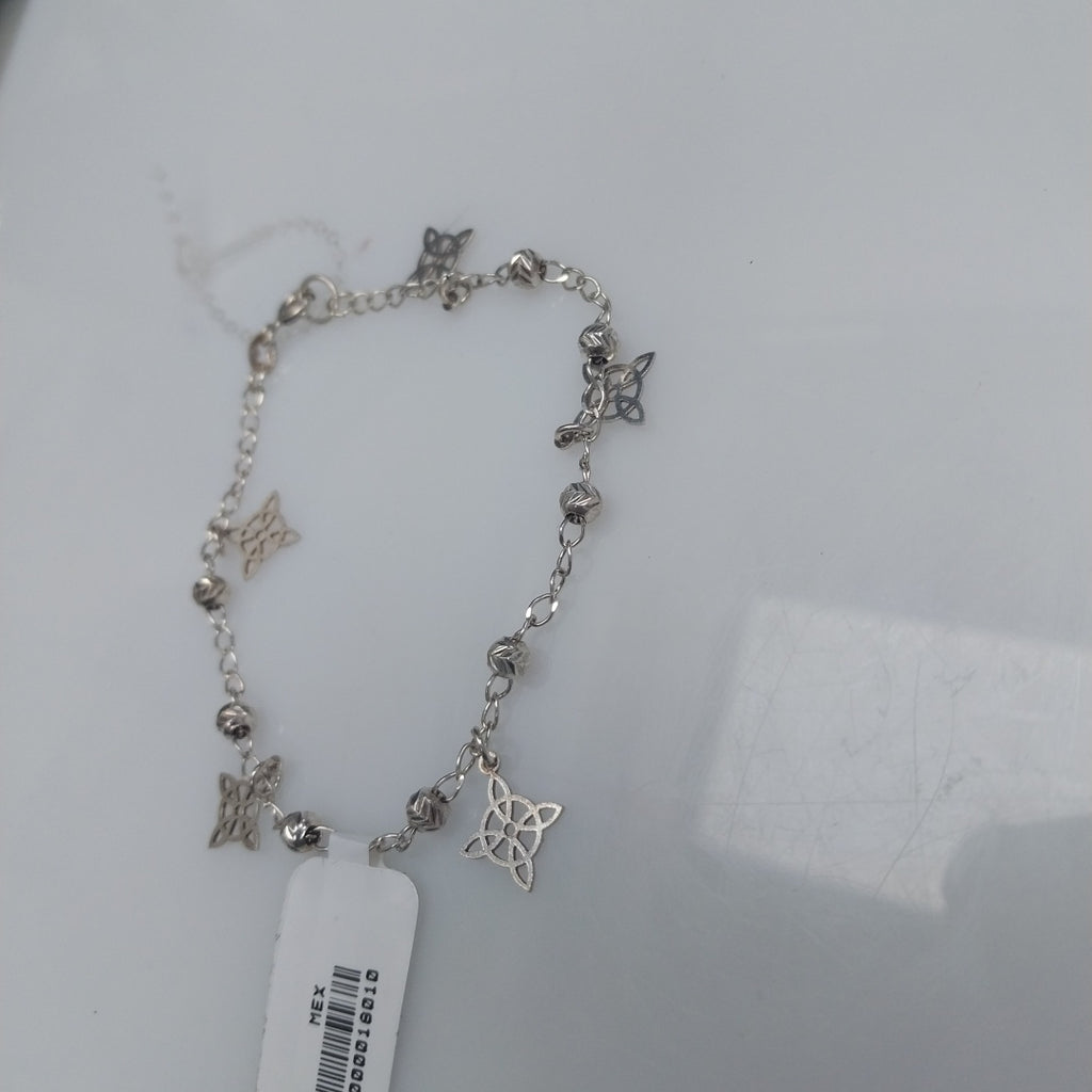 PULSERA TEJIDO ESPECIAL PLATA .925 18 CM 3.2 GR (NUEVO)