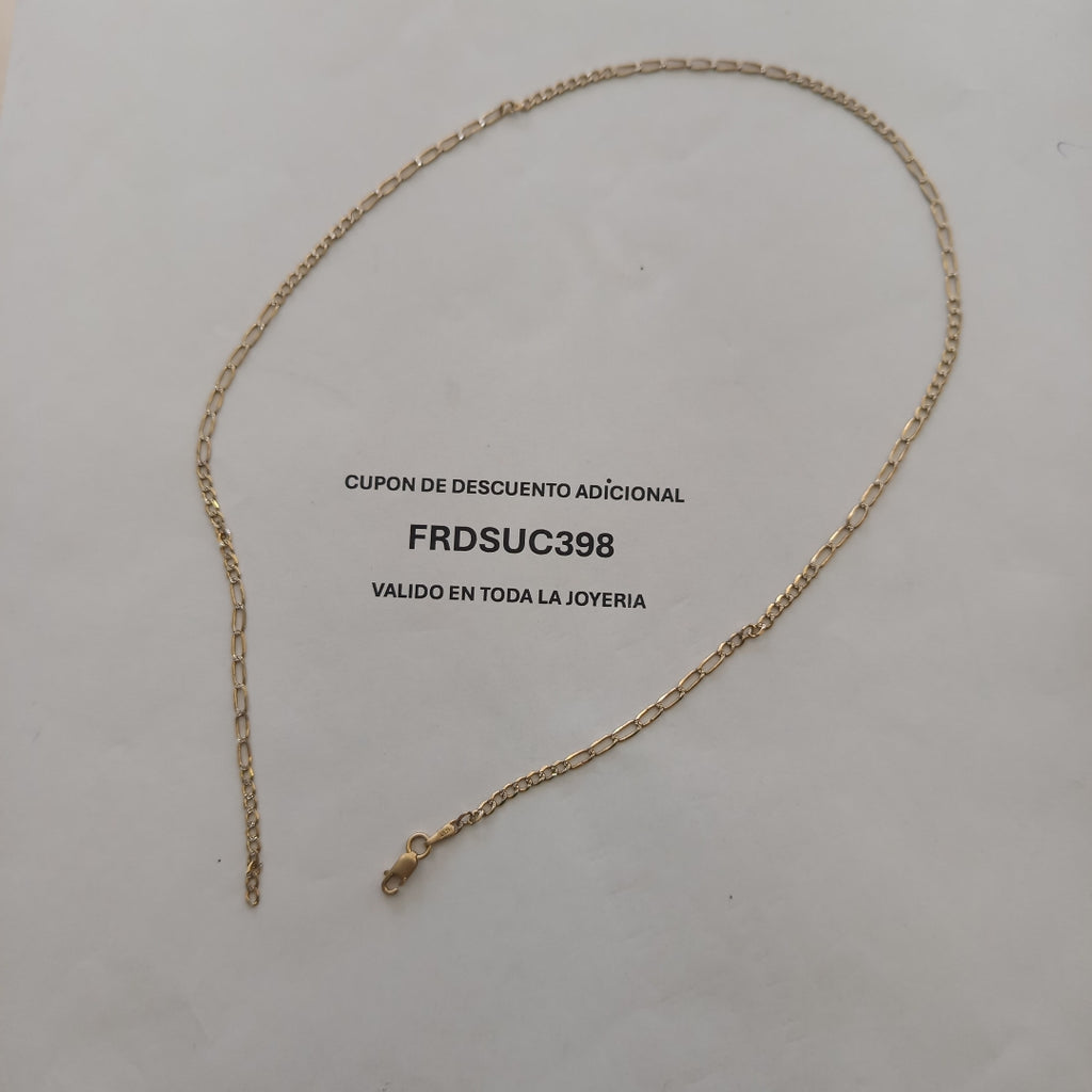 CADENA ORO 14 K 3.9 GRMS (SEMINUEVO)