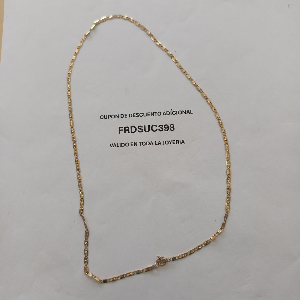 CADENA ORO 10 K 3.6 GRMS (SEMINUEVO)
