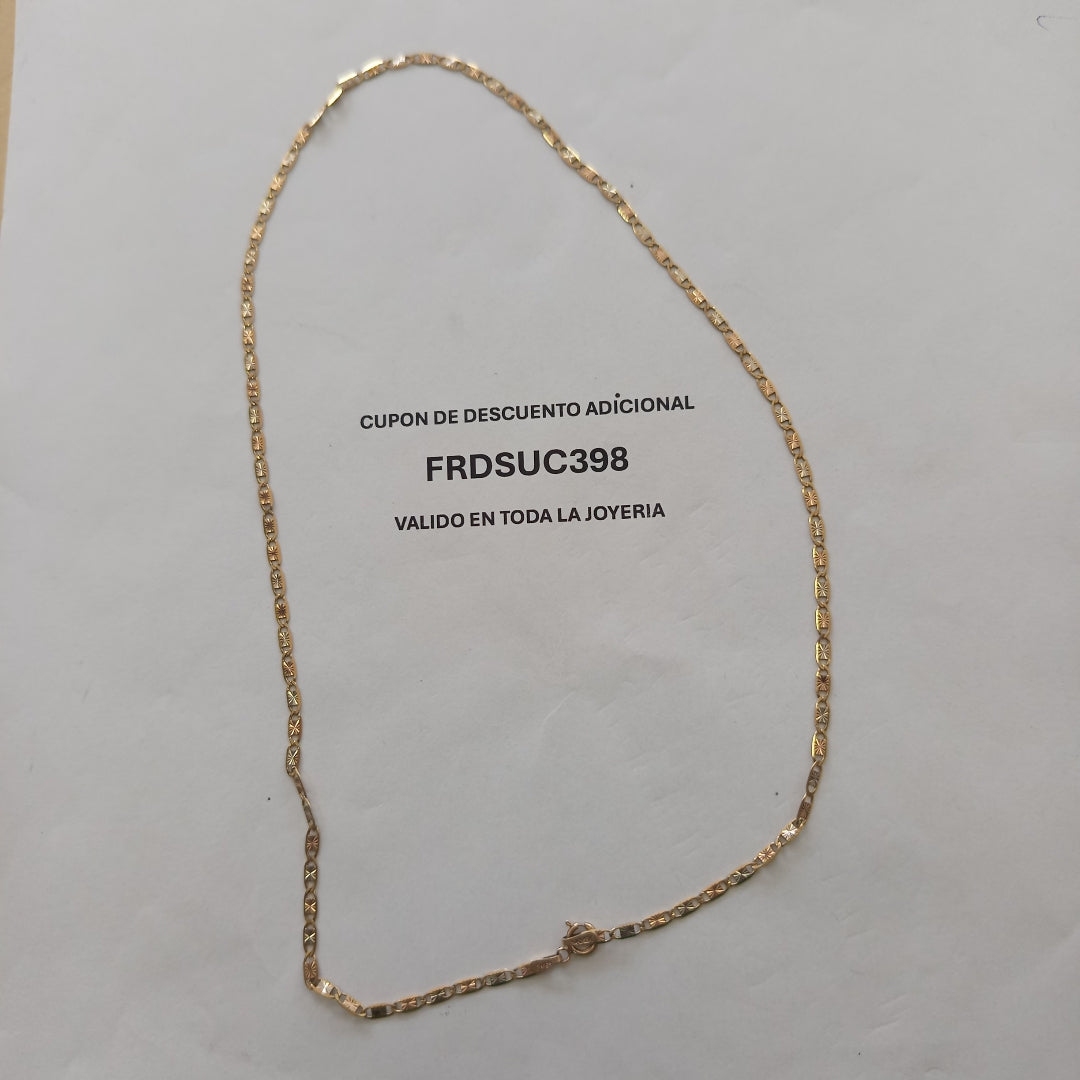 CADENA ORO 10 K 3.6 GRMS (SEMINUEVO)