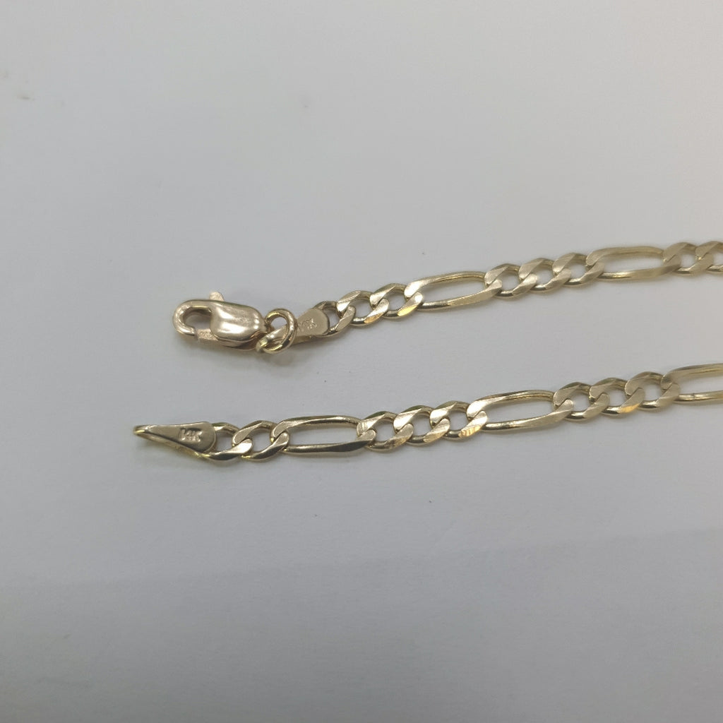 PULSERAS TEJIDO 3X1 ORO 14K 18 CM 2.9 GR (NUEVO)