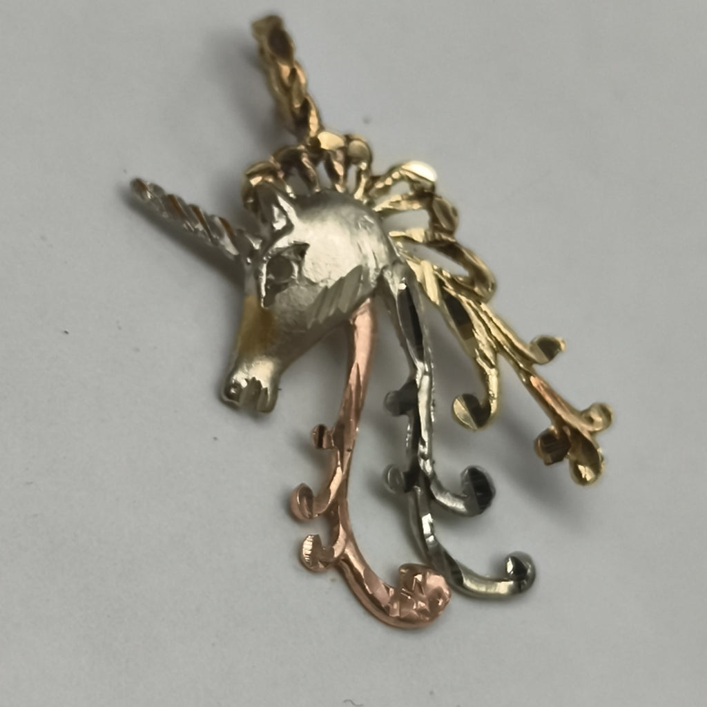 DIJE ORO COMBINADO 14 K 2 GRMS (SEMINUEVO)
