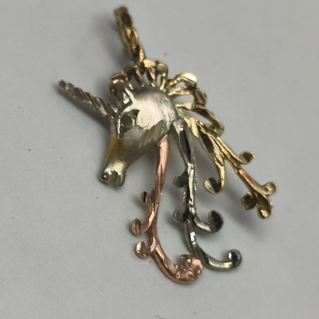 DIJE ORO COMBINADO 14 K 2 GRMS (SEMINUEVO)