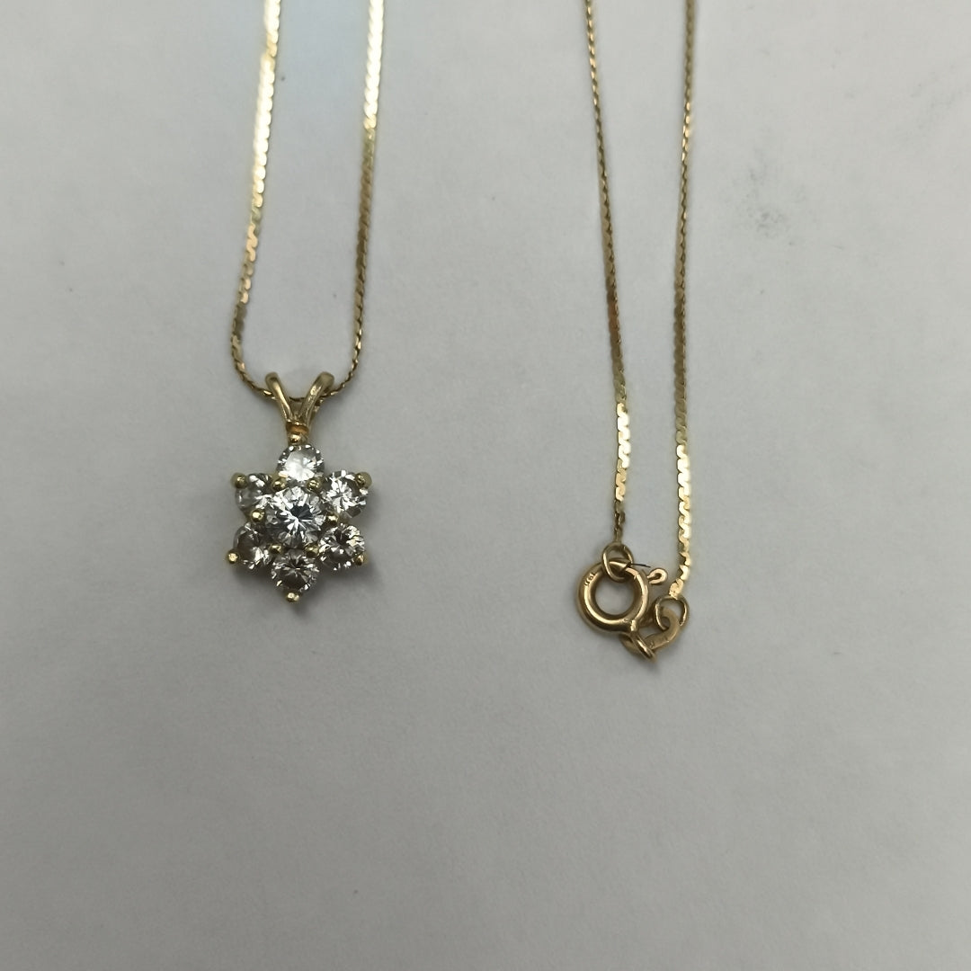COLLAR ORO 14 K 2.6 GRMS (SEMINUEVO)