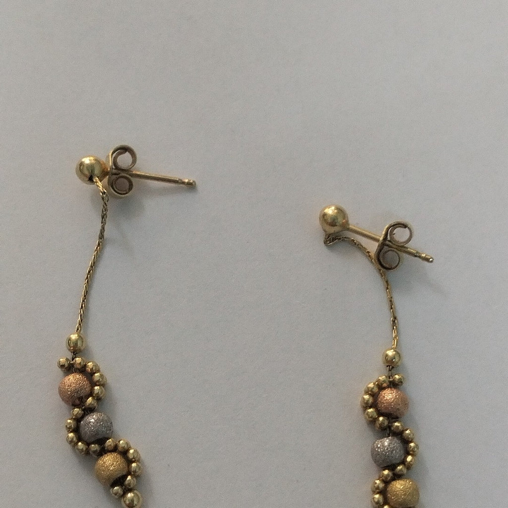 ARETES PAR ORO 14 K 1.5 GRMS (SEMINUEVO)