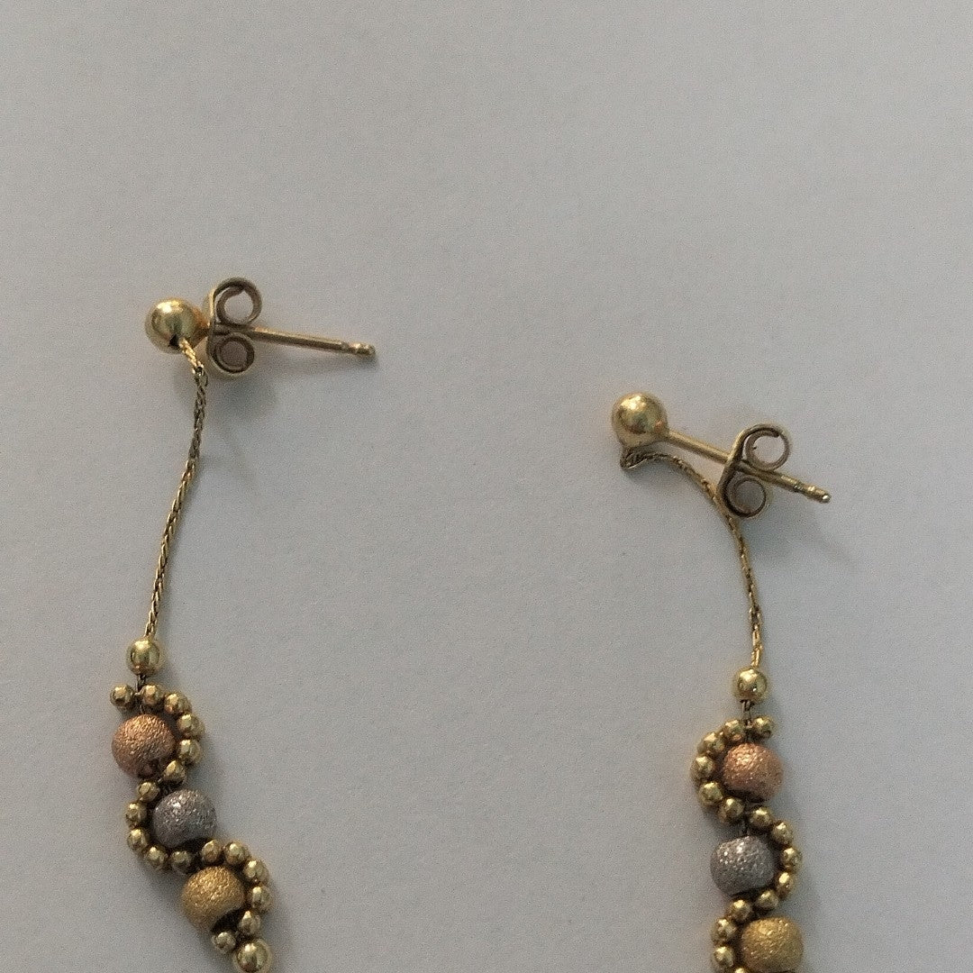 ARETES PAR ORO 14 K 1.5 GRMS (SEMINUEVO)