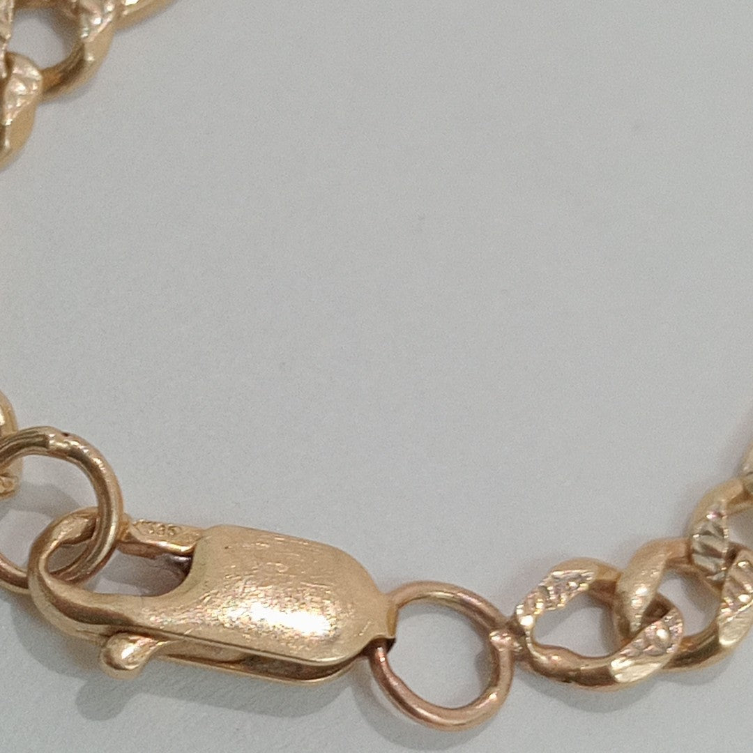 ESCLAVA ORO, RODIADO 14 K 6.5 GRMS (SEMINUEVO)