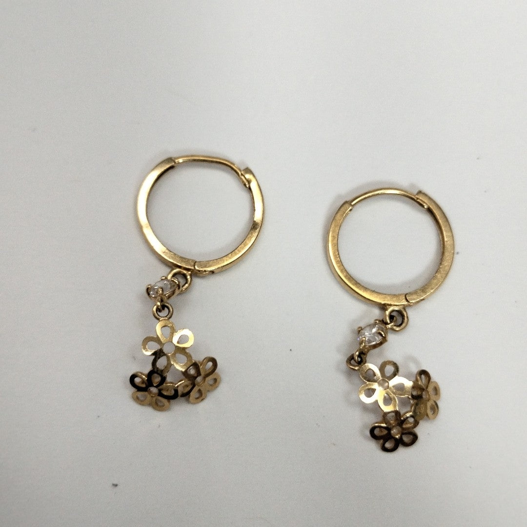 ARRACADAS PAR ORO 14 K 1,90 GRMS (SEMINUEVO)