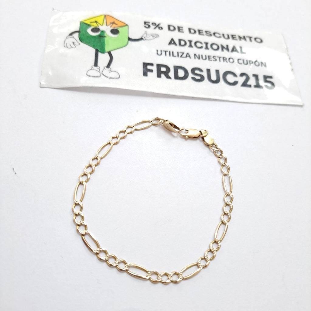 PULSERA ORO 14 K 3.9 GRMS (SEMINUEVO)